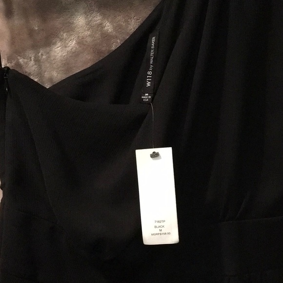 NWT W118 by Walter Baker One Shoulder Dress - Picture 6 of 7